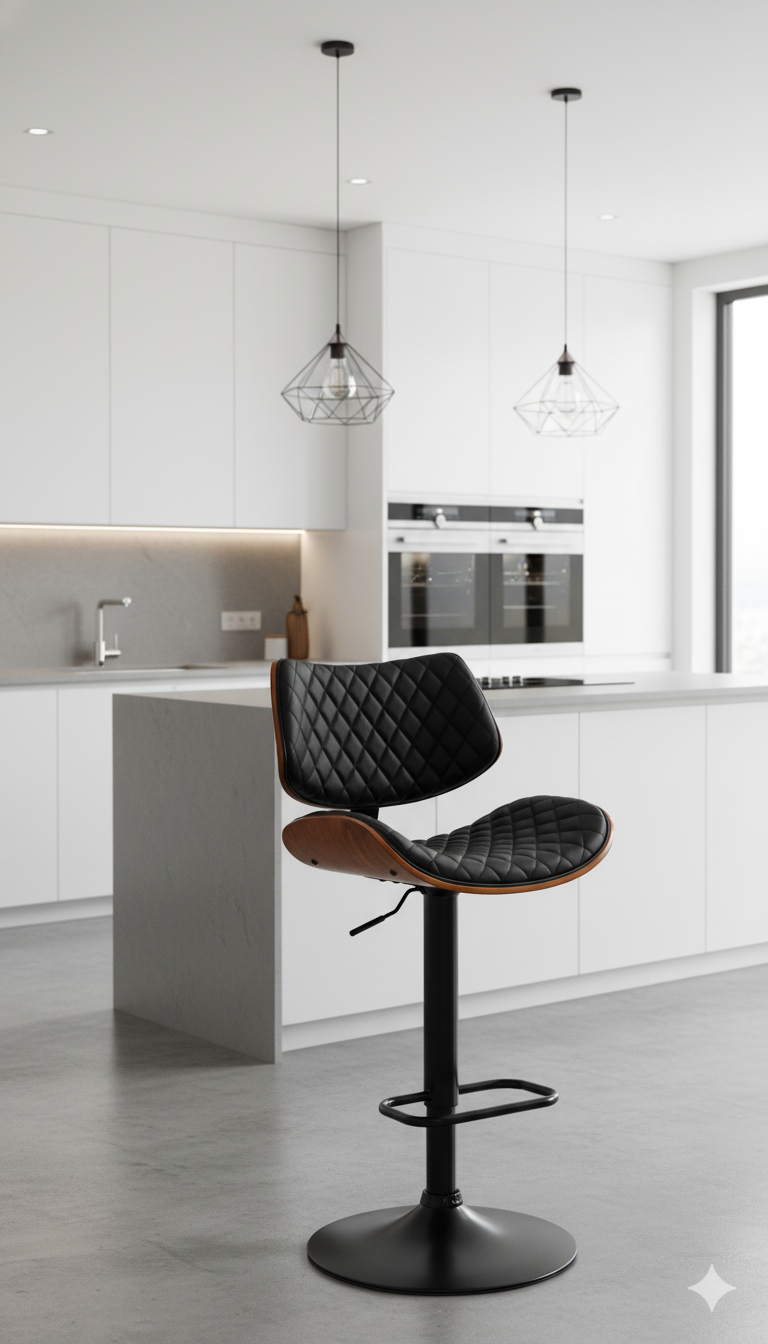 Барний стілець MORA обертовий Black (30653711) - фото 9