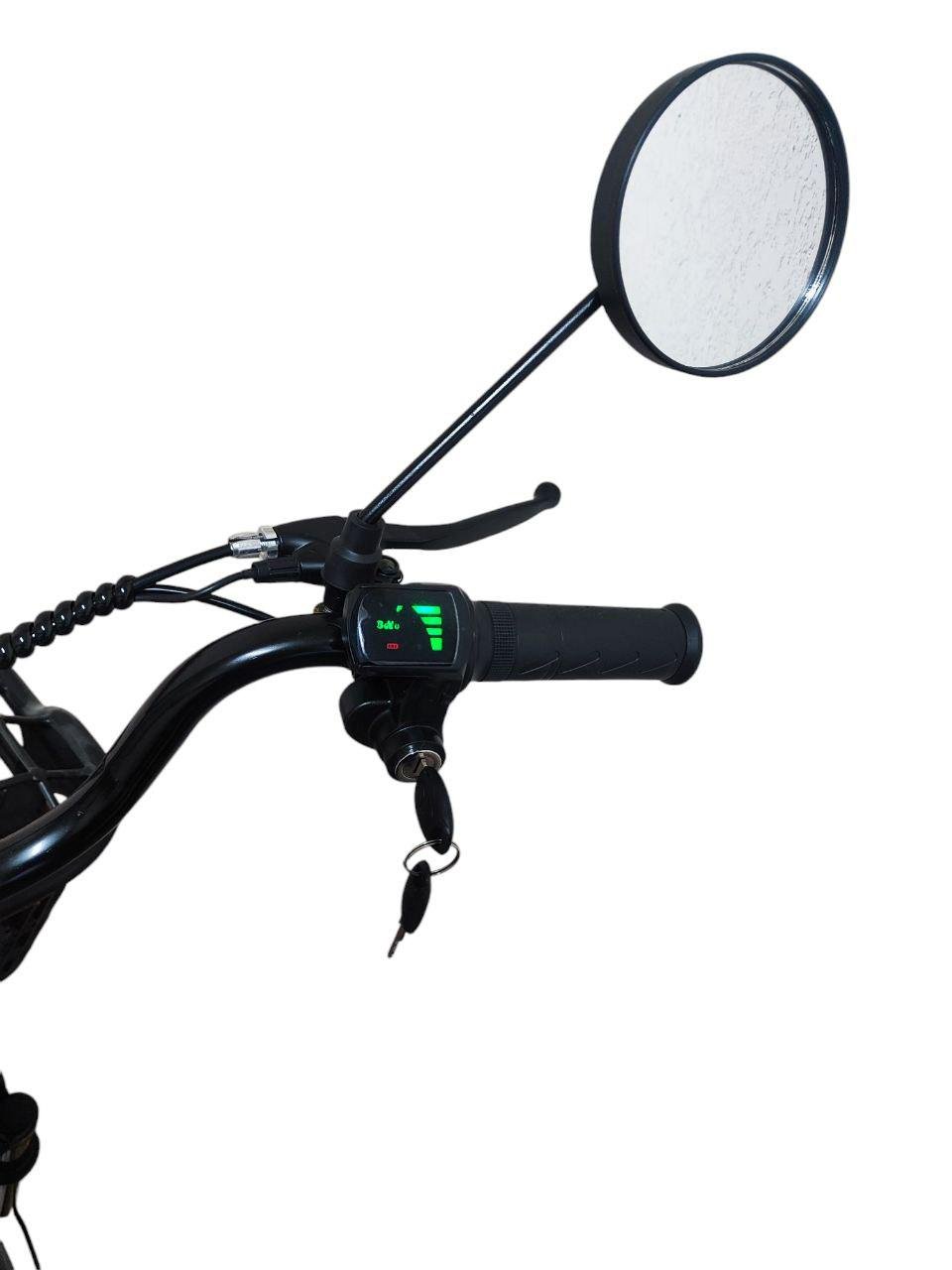 Електровелосипед MINAKO PRO двомісний з кошиком PASS-система 48V 19 Ah 800W Чорний (24836024) - фото 7