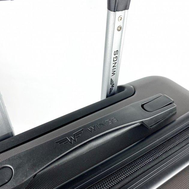 Валіза пластикова Wings 167 велика Темно-сірий (8326713) - фото 9 Валіза пластикова Wings 167 велика Темно-сірий (8326713) - фото 9