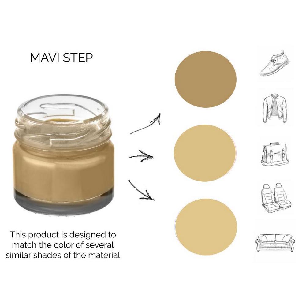 Фарба-бальзам для замші та нубуку MAVI STEP Multi Oil Balm 25 мл Бежевий (E07/130/025) - фото 3