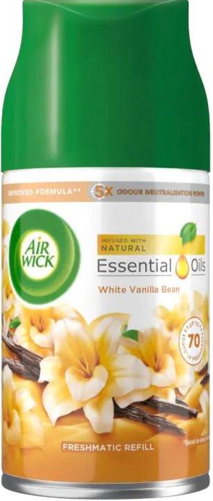 Баллон сменный для освежителя воздуха Air Wick White Vanilla Bean 250 мл (17931)