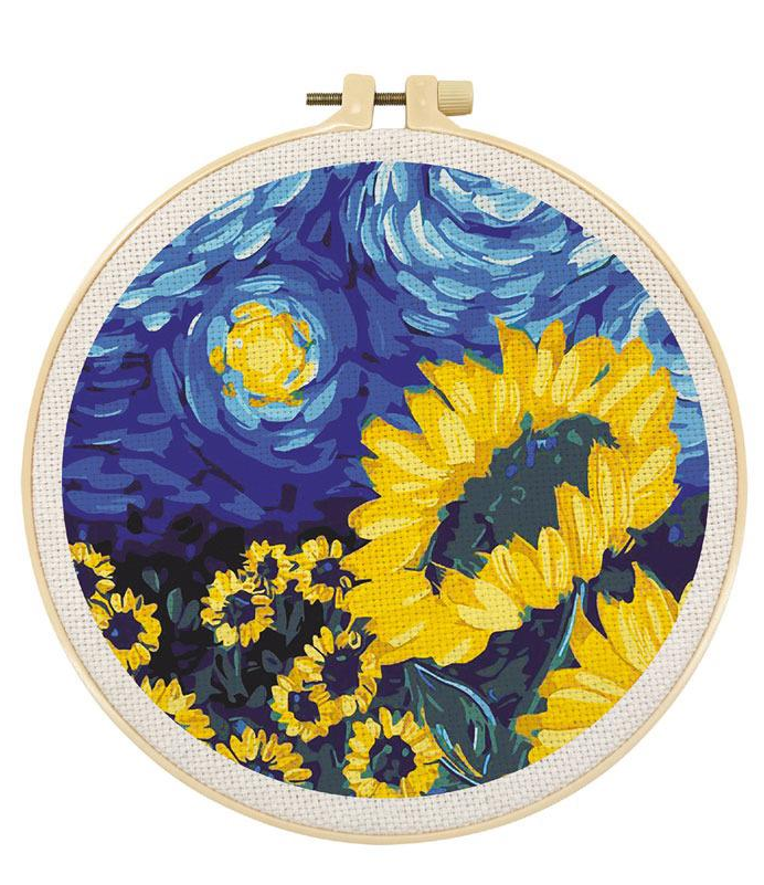 Набор для вышивания Limo Toy детский Подсолнухи (VH-129-H-41)