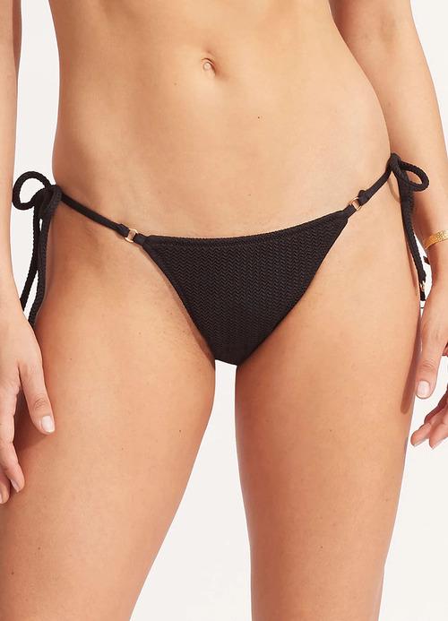 Плавки на завязках Seafolly L Черный (40651-861black)