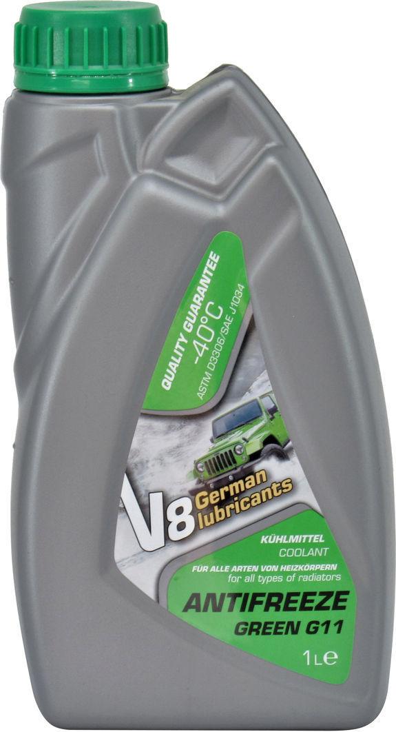Антифриз V8 G11 від -40 до +110 1 л Green (0100069)