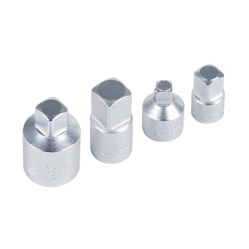 Набор переходников Tactix 3/8"-1/4" 3/8"-1/2" 1/4"-3/8" 1/2"-3/8" для торцевой головки 4 шт. (INSSCSCNP100040MT0)