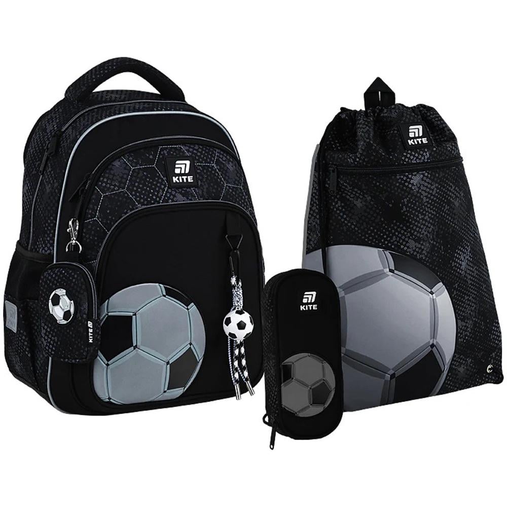 Школьный набор KITE Football рюкзак/пенал/сумка для обуви (SET_K25-763M-2) Школьный набор KITE Football рюкзак/пенал/сумка для обуви (SET_K25-763M-2)