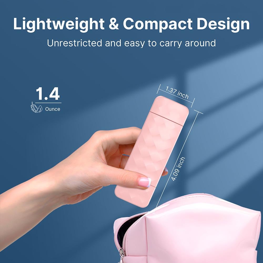 Лампа для чтения книг WC821B с защелкой Розовый глянцевый (00007) - фото 5