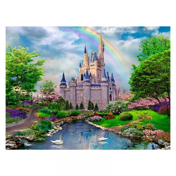 Алмазна мозаїка TK Group Волебний замок 40х30 см з рамкою в коробці (GB77510-mt)