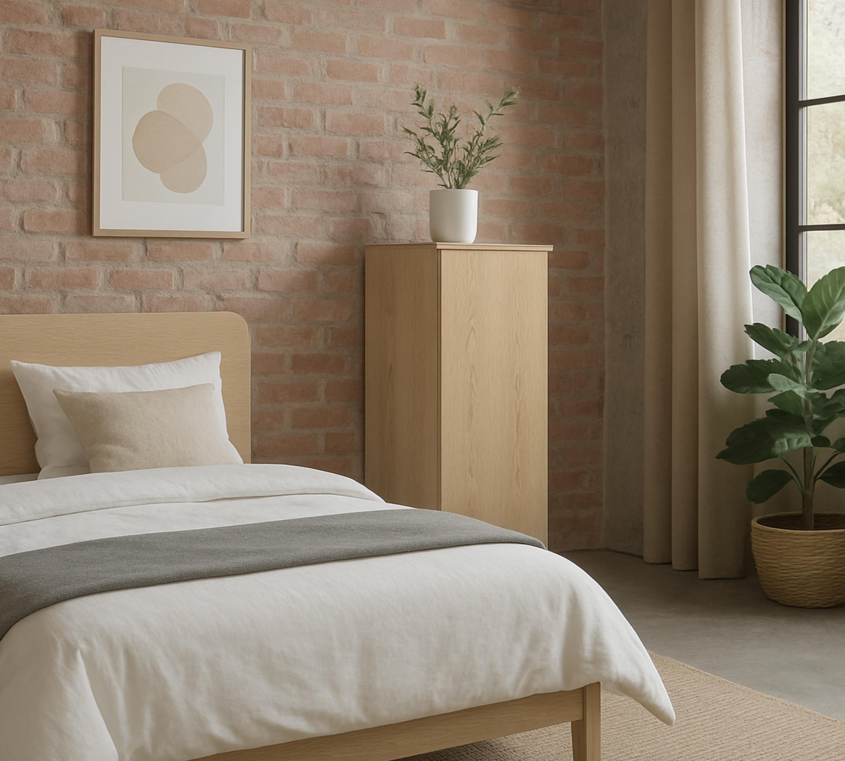 Тумба приліжкова MEBEX 40х40х100 см Дуб Сонома (VS4D400DS) - фото 2 Тумба приліжкова MEBEX 40х40х100 см Дуб Сонома (VS4D400DS) - фото 2