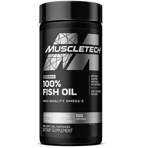Омега для спорту MuscleTech Platinum 100% Omega Fish Oil 100 Softgels