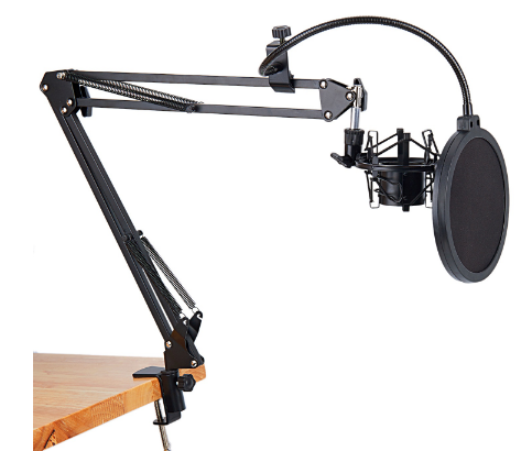 Стойка (пантограф) для микрофона Folem с пауком и ПОП-фильтром (13332) - фото 2 Стойка (пантограф) для микрофона Folem с пауком и ПОП-фильтром (13332) - фото 2