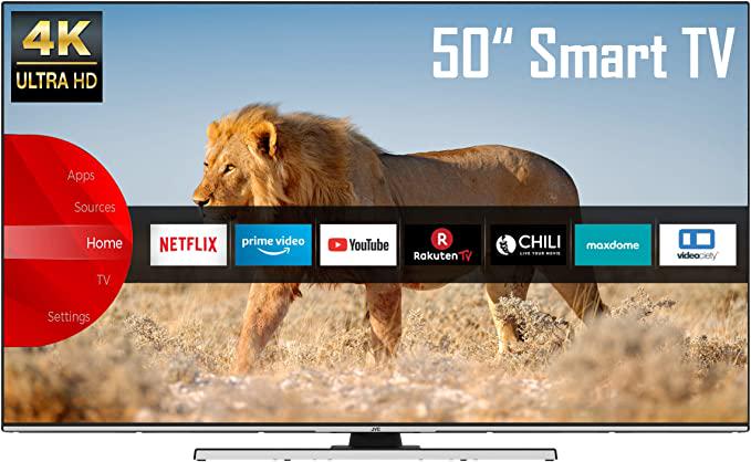 Телевизор JVC LT-50VU8055 Smart TV/4К/Bluetooth/HDR 50"