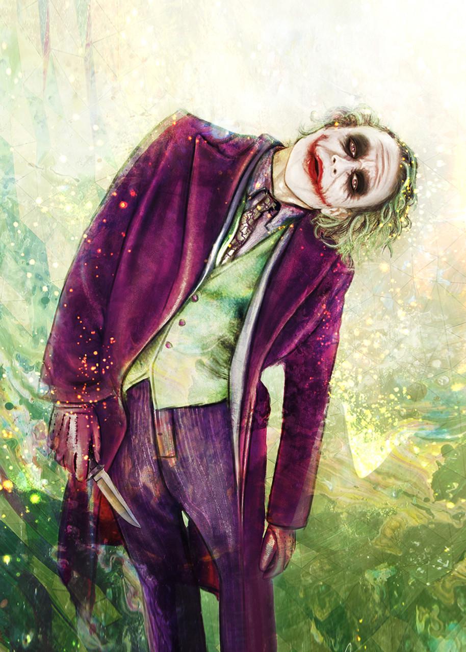 Картина постер Gee! Joker Джокер фан 40х60 см JK.09.034