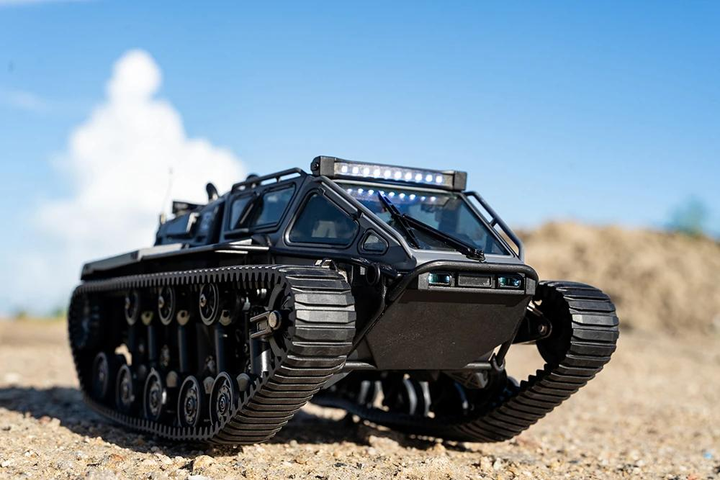 Машинка на радиоуправлении Гусеничный вездеход Ripsaw EV3-F4 Grey (d4c-f18-ygx) - фото 4 Машинка на радиоуправлении Гусеничный вездеход Ripsaw EV3-F4 Grey (d4c-f18-ygx) - фото 4