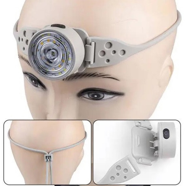 Фонарь светодиодный Bailong G25-XPG/30SMD white/yellow/red/blue налобный USB (23678347) - фото 2 Фонарь светодиодный Bailong G25-XPG/30SMD white/yellow/red/blue налобный USB (23678347) - фото 2