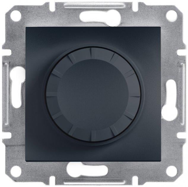 Димер для ламп розжарювання і галогенних Schneider Electric EPH6600171 Asfora пластик Антрацит (10628025)