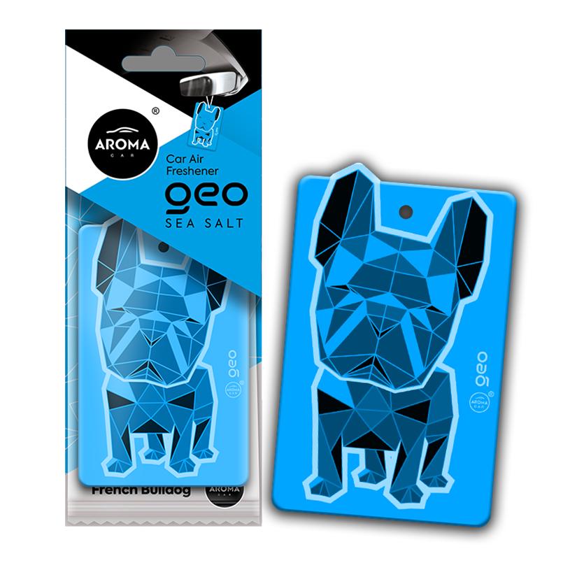 Ароматизатор Aroma Car Cellulose Geo Dog - Blue Sea Salt сухой