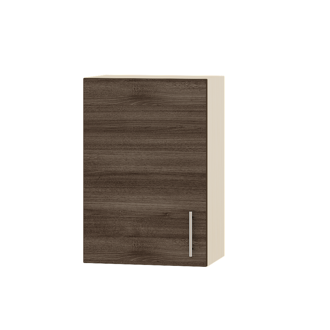 Шкаф верхний Эверест Оптима модуль Верх В01-500 50х30х72 см Шамони Темный/Дуб молочный (03553)