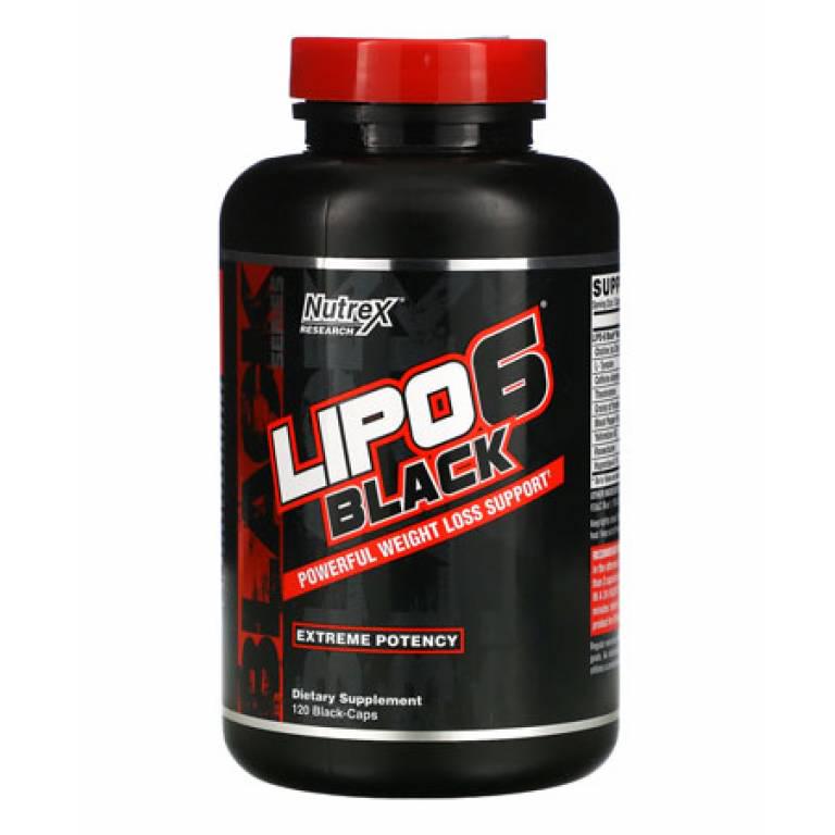 Жиросжигатель Nutrex Lipo 6 Black Maximum Potency 120 liqui caps