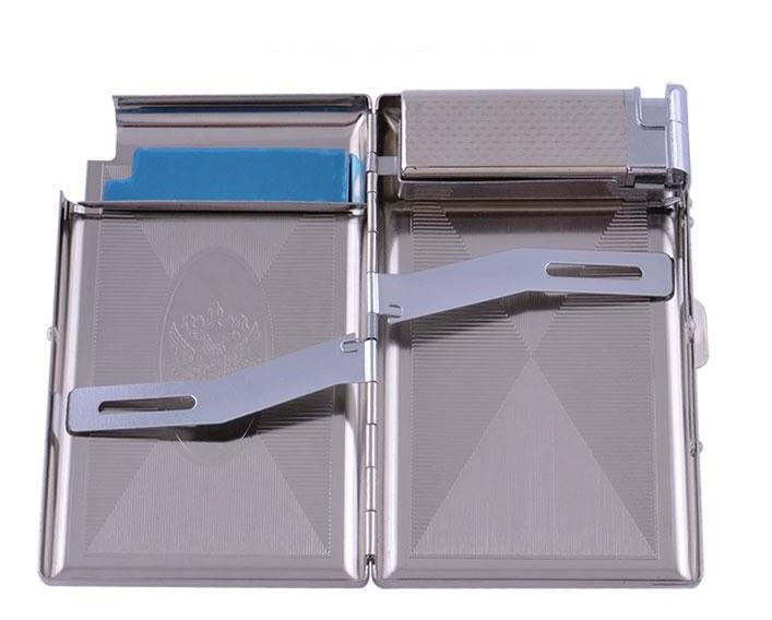 Портсигар и зажигалка Всадник на 16 сигарет (№XT-3304-2)