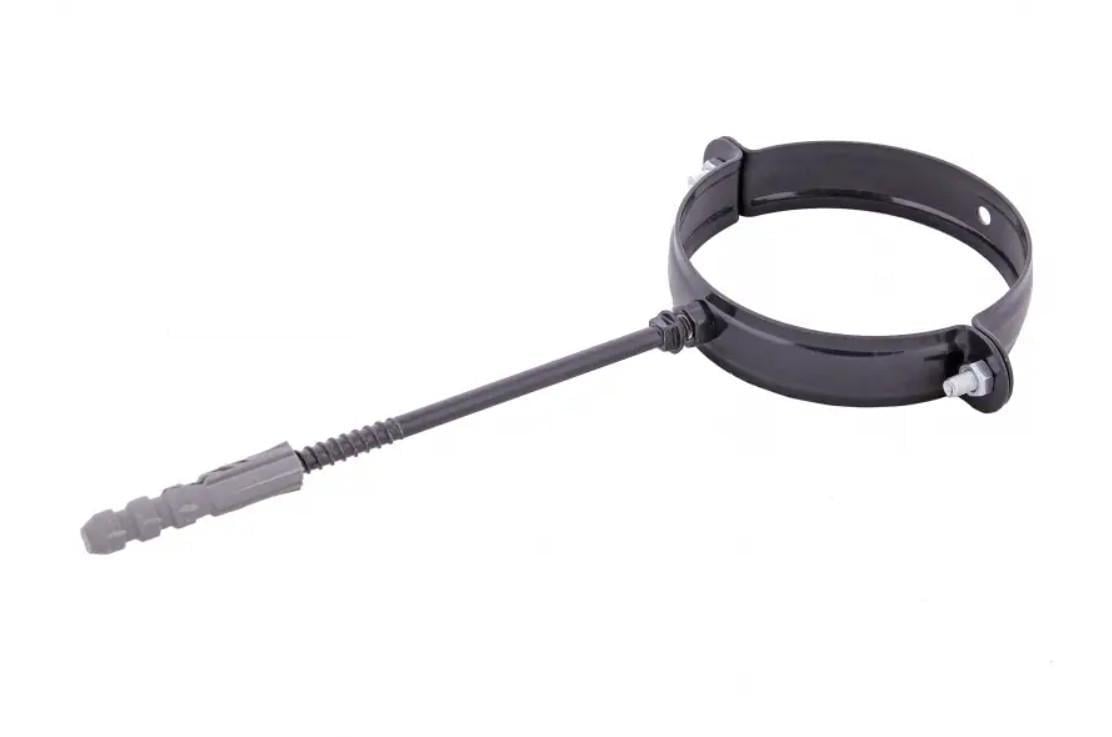 Держатель трубы Regenau L-160 125/80 металлический Графит Держатель трубы Regenau L-160 125/80 металлический Графит