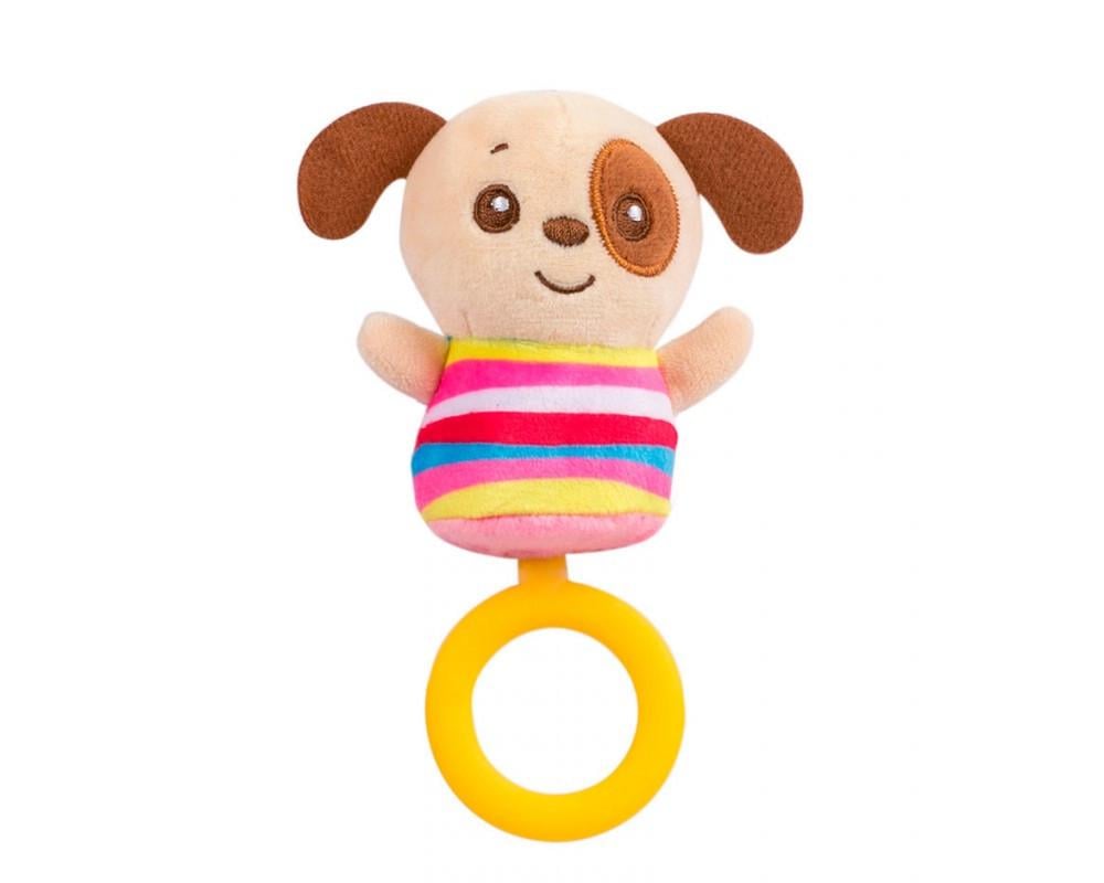 Игрушка Baby team мягкая от 4 месяцев Разноцветный