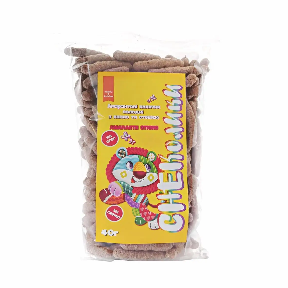 Амарантовые палочки Healthy Generation СНЕКолики сладкие с какао и стевией 45 г (2237409903)