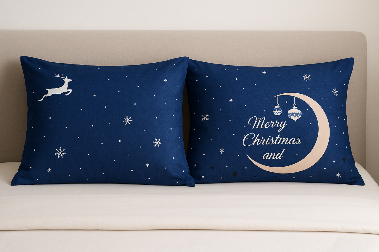 Наволочка Merry Christmas бязь 50х70 см (G-26028/xбязь 50/5.25)