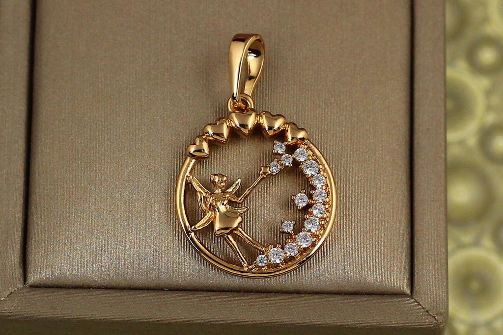 Кулон Xuping Jewelry Взмах палочки 1,8 см Золотистый (26256435)