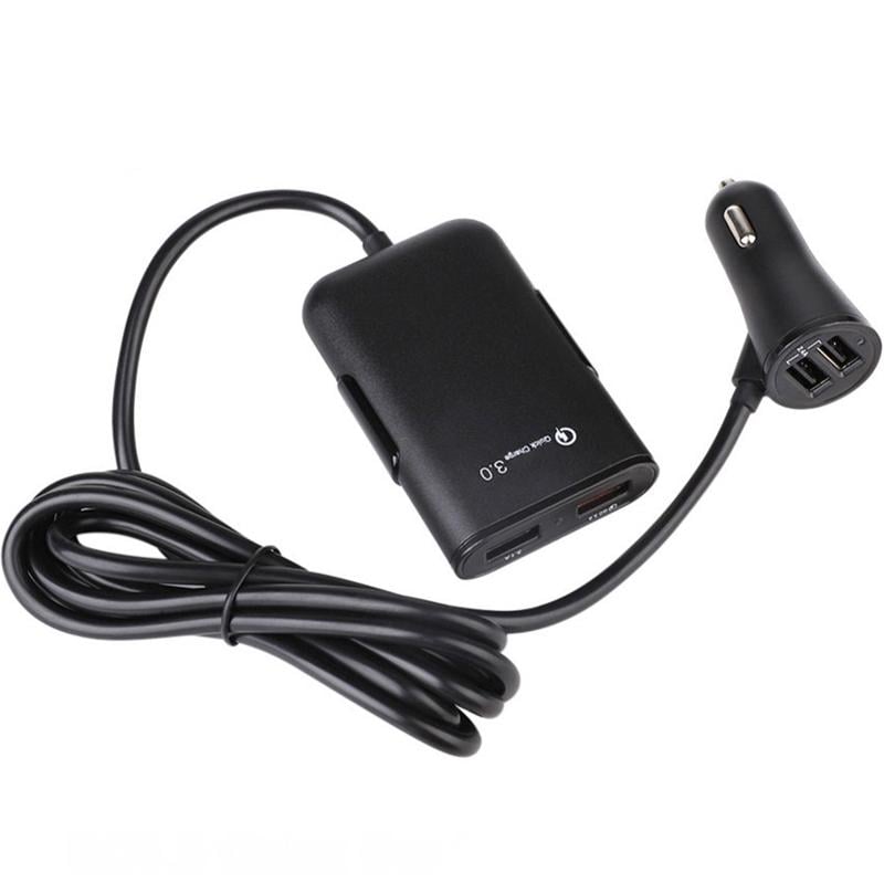 Автомобильное зарядное устройство 4Sport 4xUSB 8 А 36 Вт 1.8 м Black (WAZ-CQC-5BK) Автомобильное зарядное устройство 4Sport 4xUSB 8 А 36 Вт 1.8 м Black (WAZ-CQC-5BK)