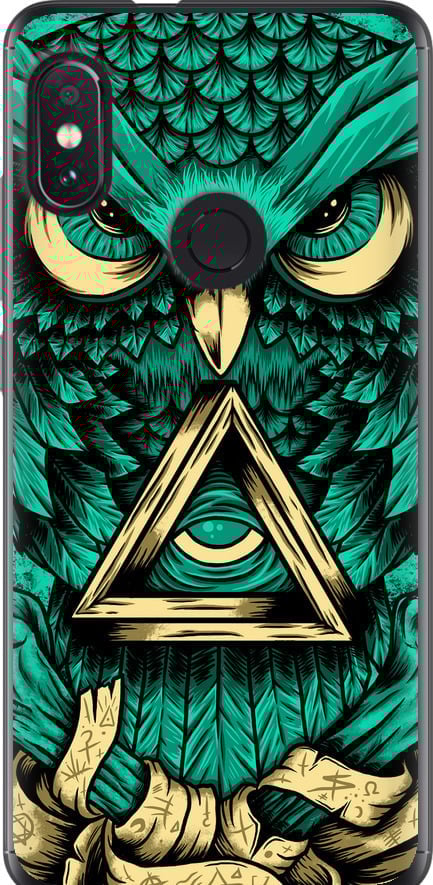 Чехол на Xiaomi Redmi Note 5 Сова Арт-тату (3971u-1516-42517)