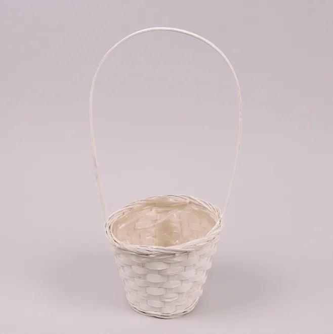 Корзина бамбуковая Flora Белый (37140)