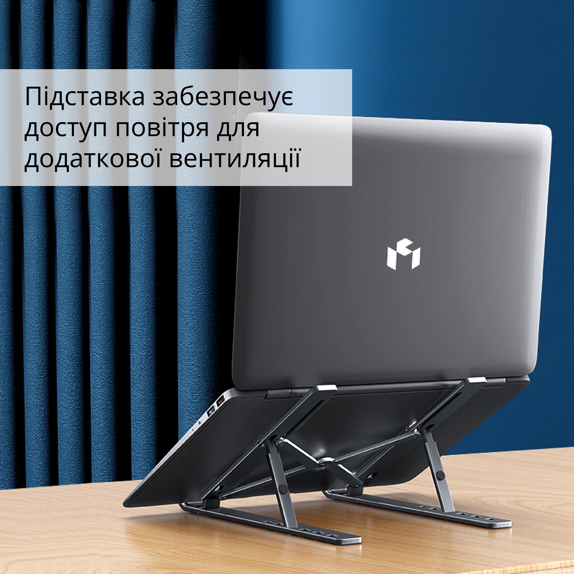 Подставка для ноутбука Laptop Stand Черный - фото 6