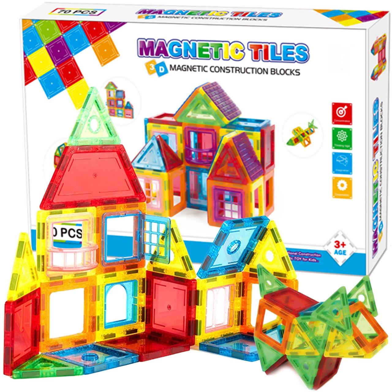 Конструктор магнітний 3D Magnetic 70 дет.