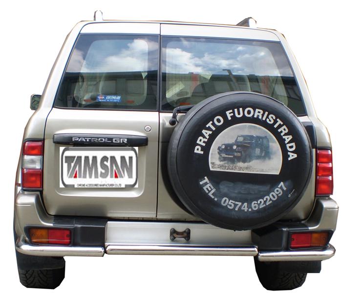 Задняя дуга AK005-1 CAN для Nissan Patrol Y61 1997-2011 гг. нержавеющая сталь Хром