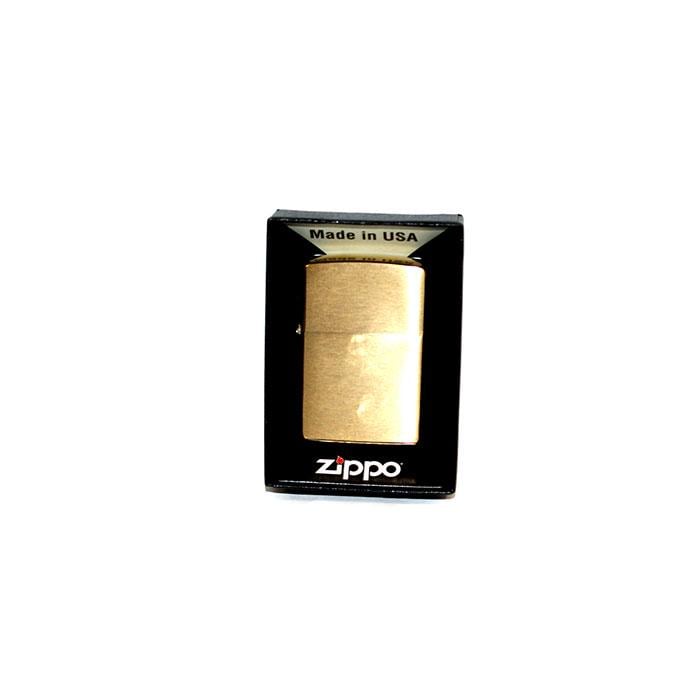 Зажигалка ZIPPO BR FIN SOLID BRASS в коробке (204 B) - фото 3