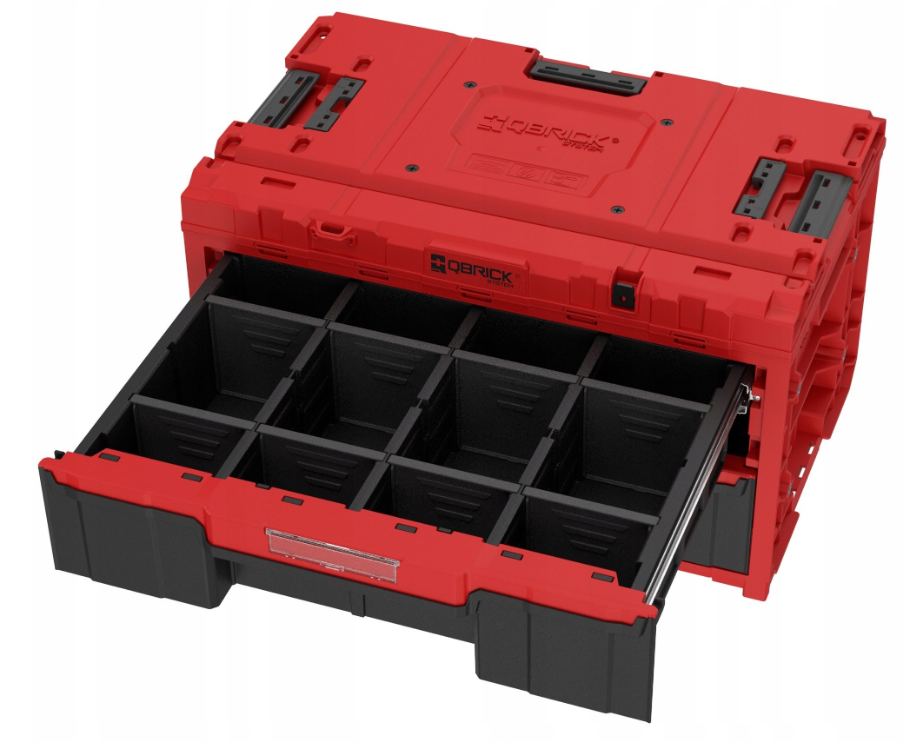 Ящик для инструмента Qbrick System ONE Drawer 2 Toolbox 2,0 RUHD Custom модульный с ручками 587х380х340 мм