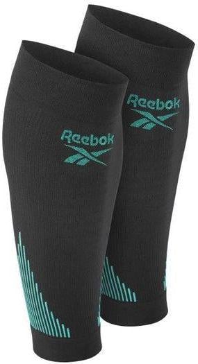 Рукави компресійні для литок Reebok KNITTED COMPRESSION CALF SLEEVE L 2 шт. Чорно-бірюзовий (RRSL-15335)