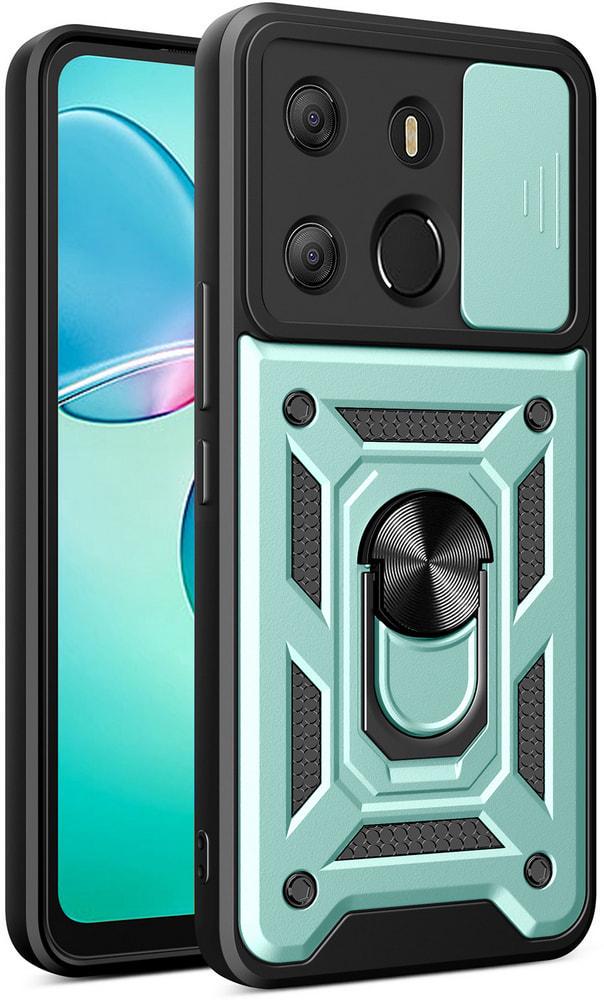 Чехол с защитой камеры 3DGuard Tecno Spark GO 2023 Mint (33872-14)