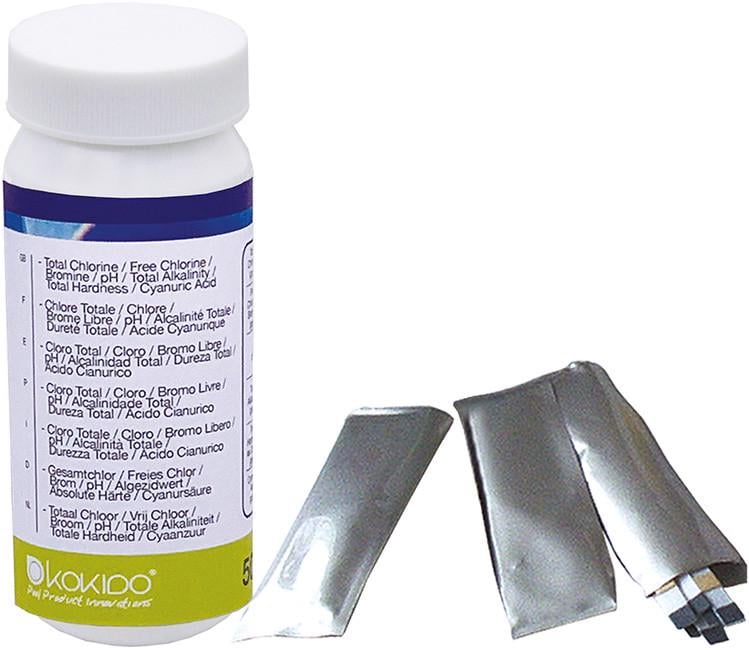 Тест-полоски для контроля воды в бассейне Kokido TK31CBX 6-в-1