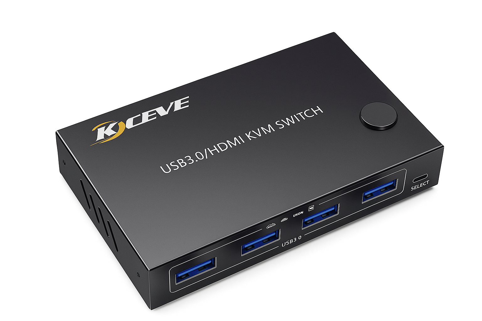 Перемикач KCEVE Dual DP/USB KVM Switch 4K Ultra HD (30099410)