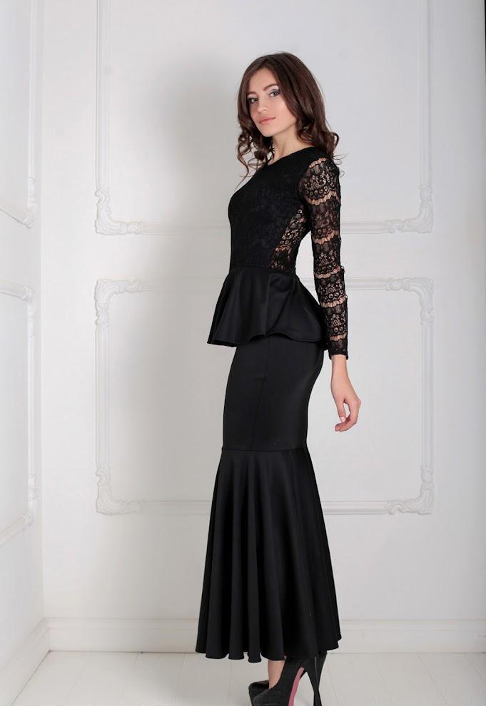 Платье женское Podium Adelis 20933-BLACK XL Черный
