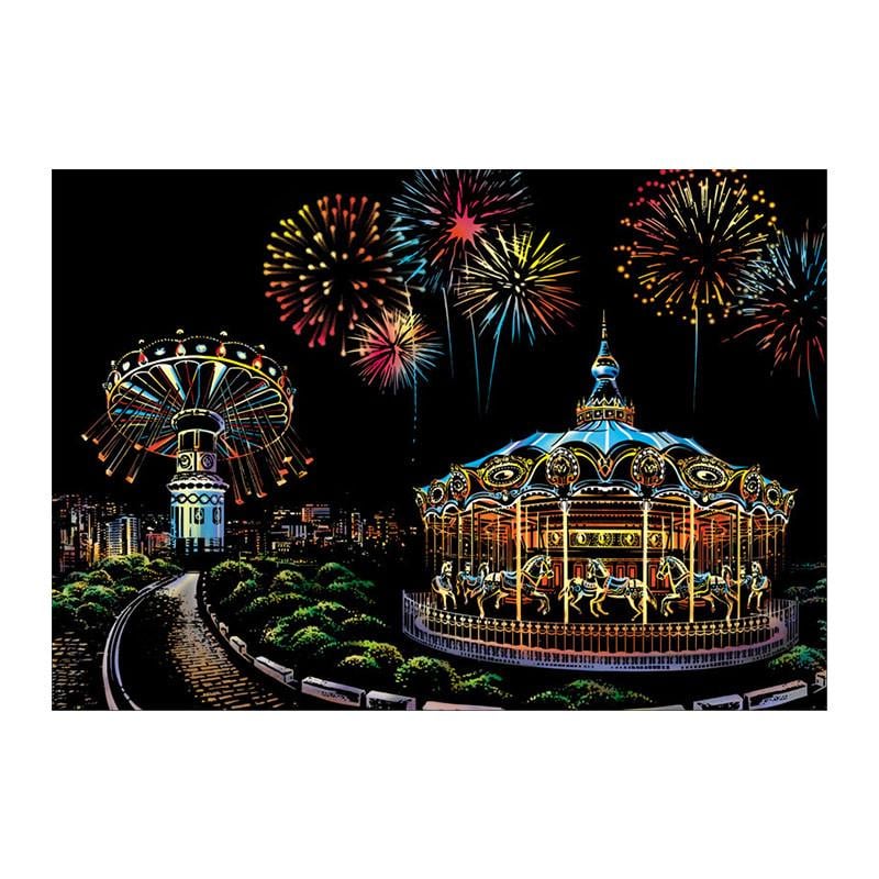 Скретч-картина YUELU P1-A07 Amusement Park