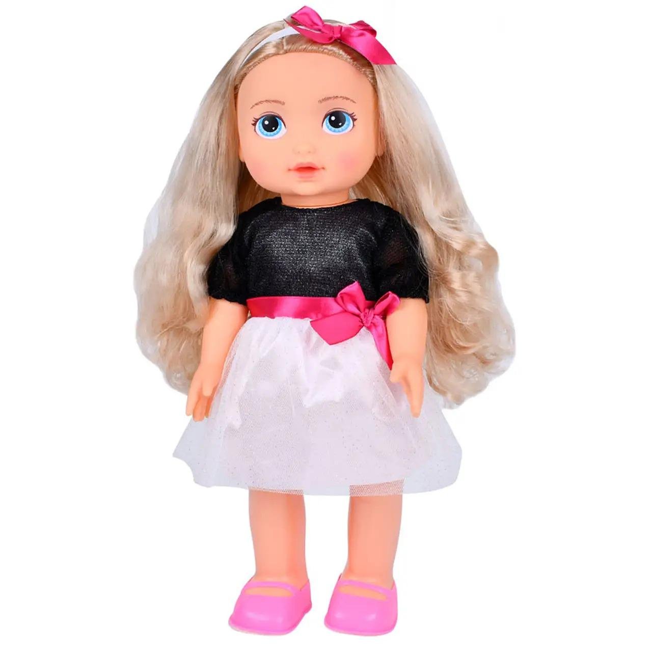 Кукла Limo Toy Стефания реагирует на хлопок/музыку/ходит на батарейке 40 см (5910)