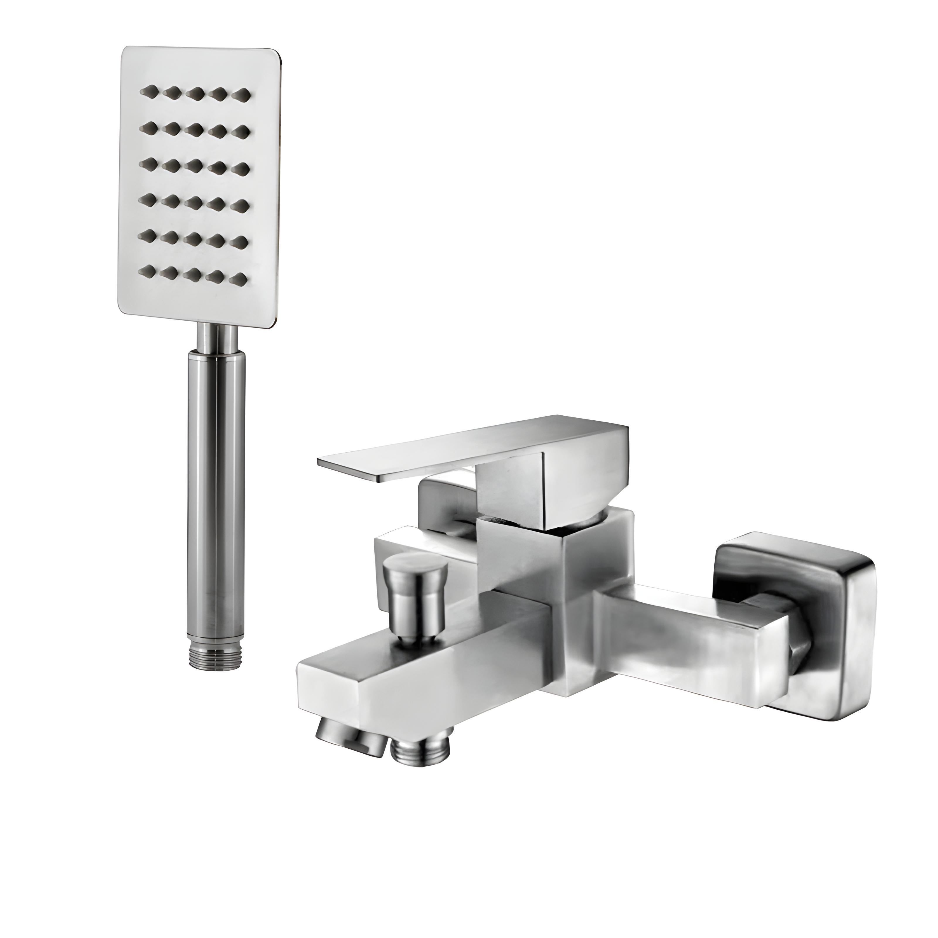 Смеситель для ванны Wezer PRO3С-02 однорычажный Ø 35 мм Сатин (SQ-1055630)