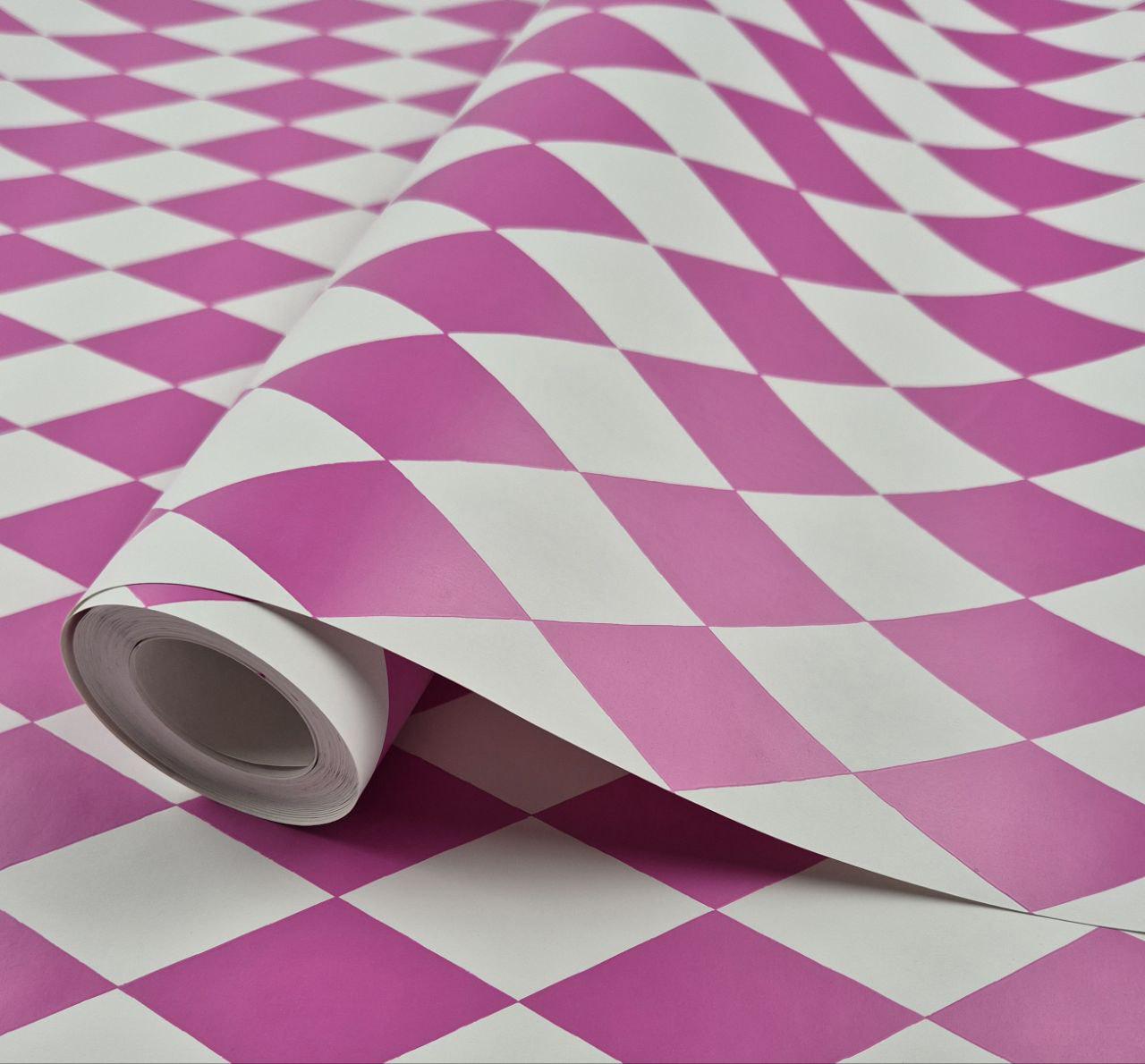 Обои моющие флизелиновые Marburg 54144 0,53х10,05 м Бело-розовый (30706043)