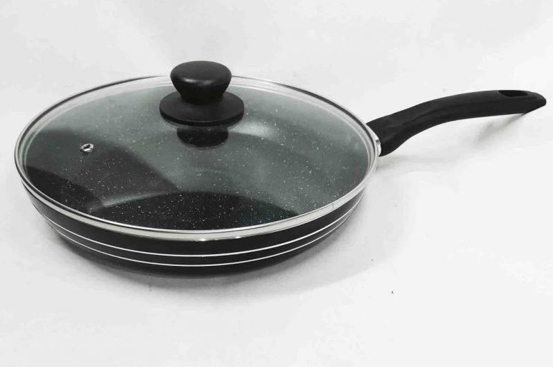 Сковорідка Unique UN-5163 22 см з кришкою (13090)