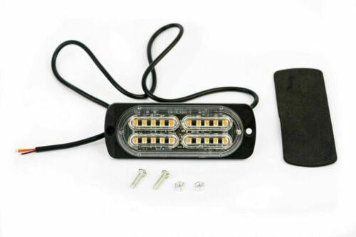 Стробоскоп 20 LED 12-24V 12 режимів Жовтий (4275) - фото 1 Стробоскоп 20 LED 12-24V 12 режимів Жовтий (4275) - фото 1