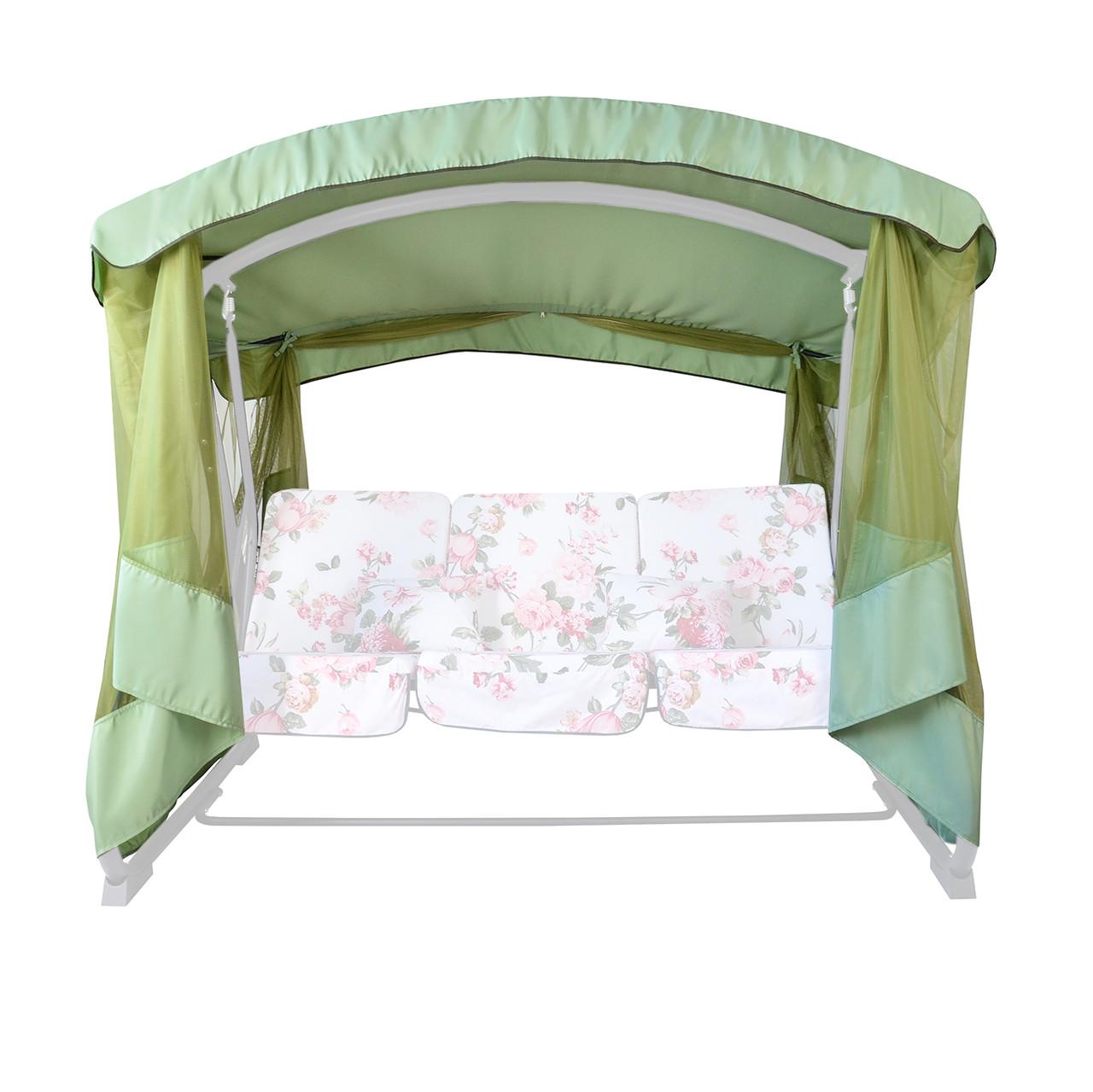 Тент с москитной сеткой на садовые качели Фемели-2 Зеленый чай (27196091) Тент с москитной сеткой на садовые качели Фемели-2 Зеленый чай (27196091)