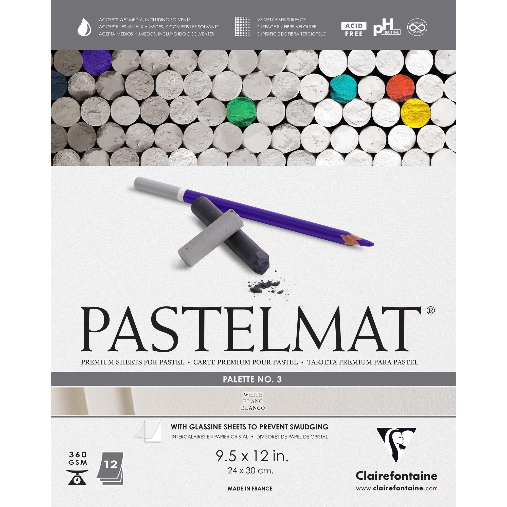 Папір для пастелі Clairefontaine Pastelmat №3 24х30 см 12 аркушів (96028C) Папір для пастелі Clairefontaine Pastelmat №3 24х30 см 12 аркушів (96028C)